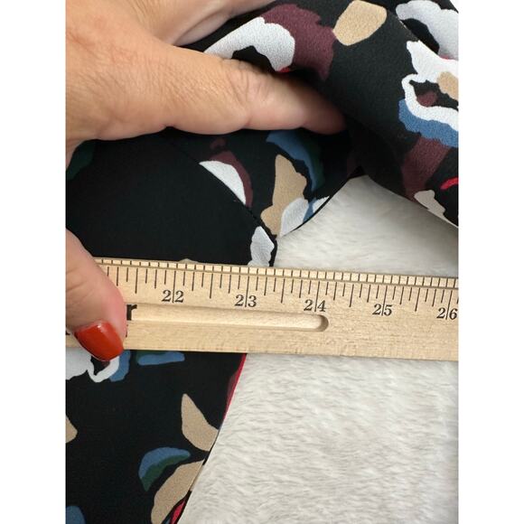 Alfani Peplum Abstract Floral Top XL Classy Mature Office - Picture 5 of 9